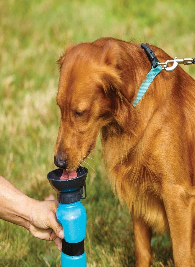 Cpixen Portable Aqua Plastic Dog Travel Water Bottle Bowl for Pets (Multicolor) - Image 5